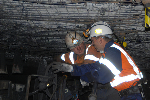 the Premier's visit to Helensburgh mine in 2011 Image credit: flickr.com User: Tony Abbott