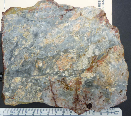 Sample of rock from ML 30216 Image credit: Monax Mining ASX release