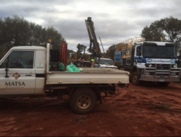 RC drilling commences at Mt Weld gold project Image credit: Matsa Resources ASX release