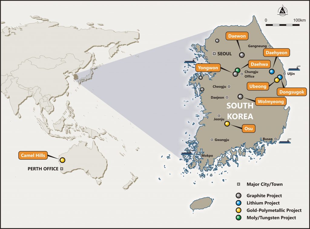 Peninsula's South Korean projects Image credit: www.desertenergy.com.au