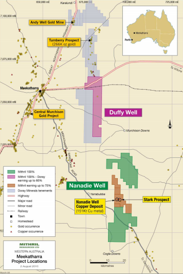 Image credit: Mithril Resources ASX release